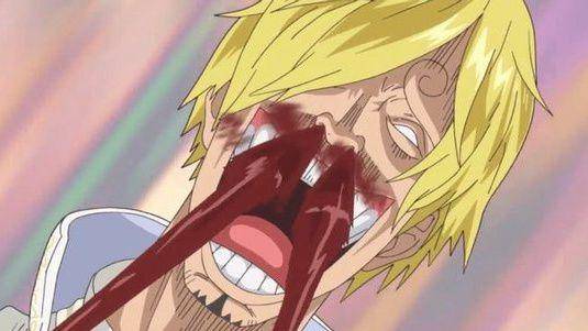 Sanji mimisan. (dok. Toei Animation/One Piece)