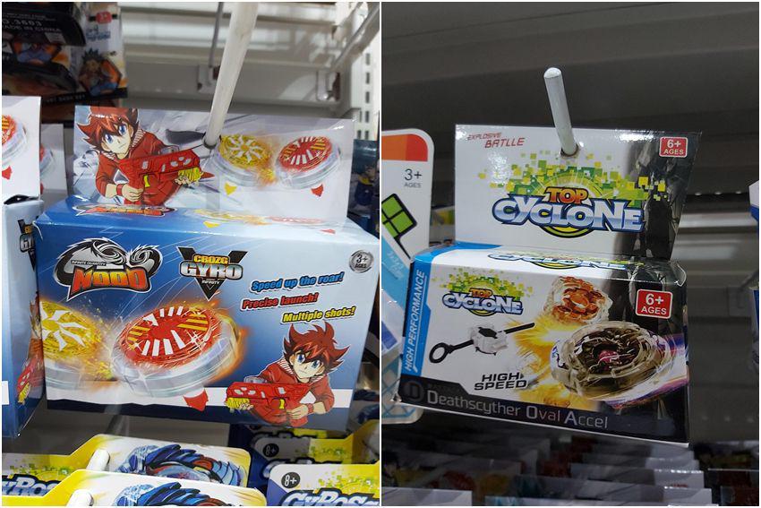 9 Barang KW Terinspirasi dari Beyblade, Namanya Jadi Kocak dan Aneh