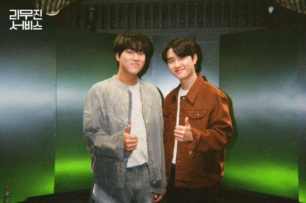 potret D.O EXO dan Lee Mujin (instagram.com/mujin_plz)