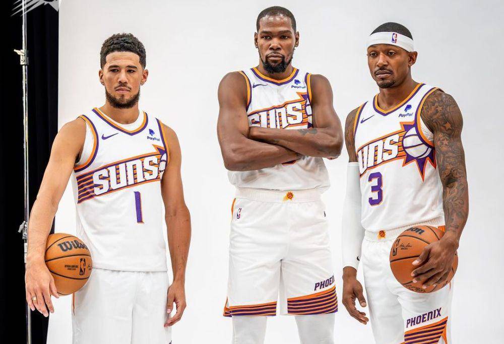 Devin Booker, Kevin Durant, dan Bradley Beal. (instagram.com/suns)