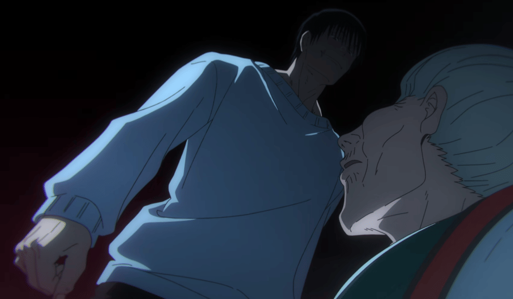 Toji membunuh Ogami (dok. MAPPA/ Jujutsu Kaisen Season 2)