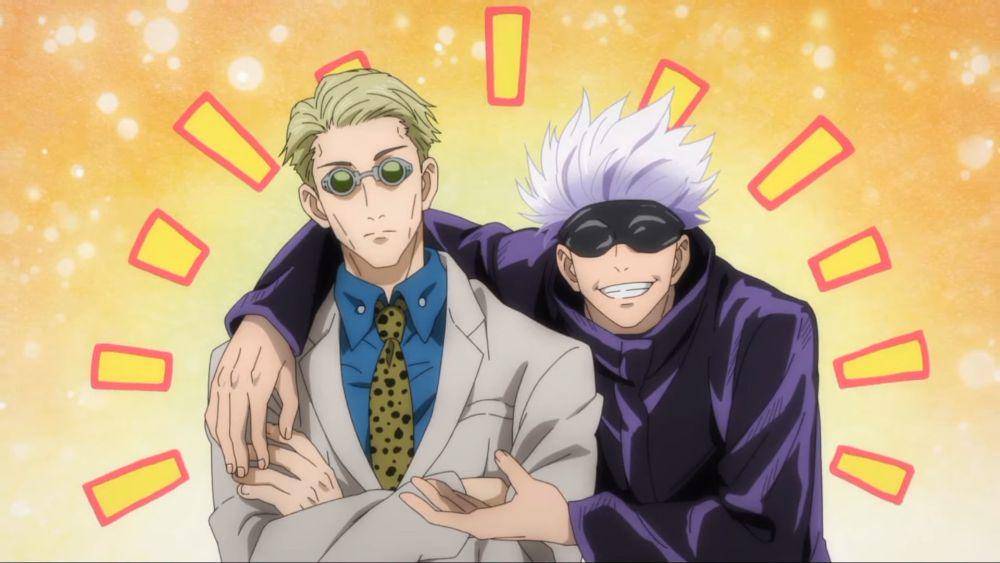 Nanami Kento dan Gojo Satoru dari Jujutsu Kaisen (dok. MAPPA/Jujutsu Kaisen)