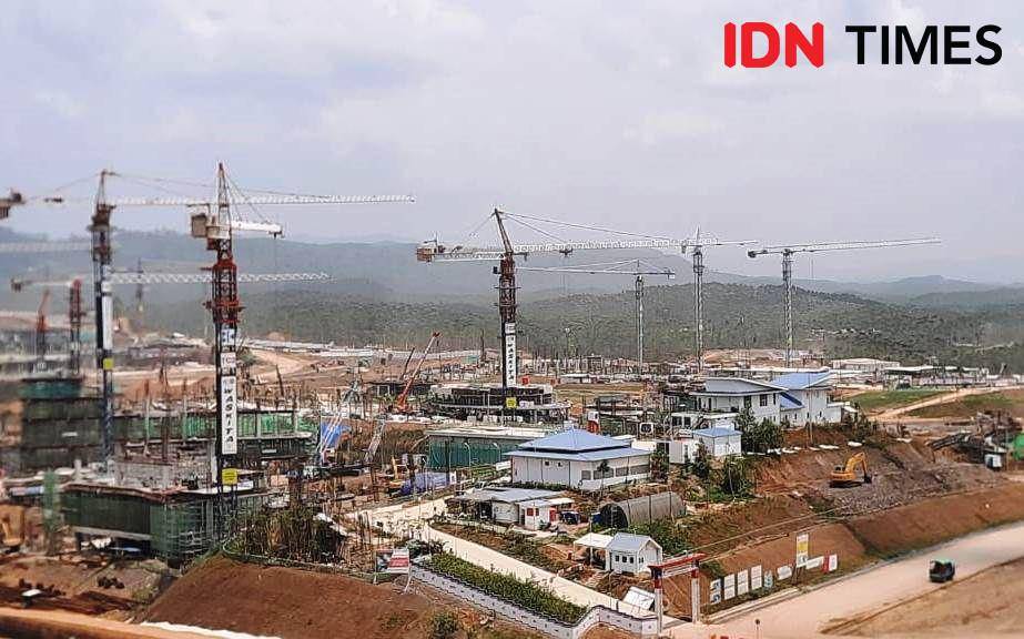 Pembangunan IKN di Sepaku PPU (IDN Times/Ervan)