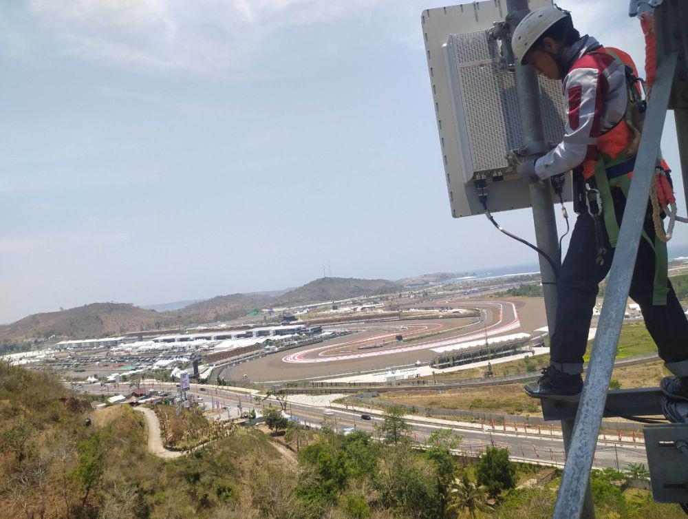 Kondisi Jaringan 4G XL Axiata dari Bandara ke Sirkuit MotoGP Mandalika