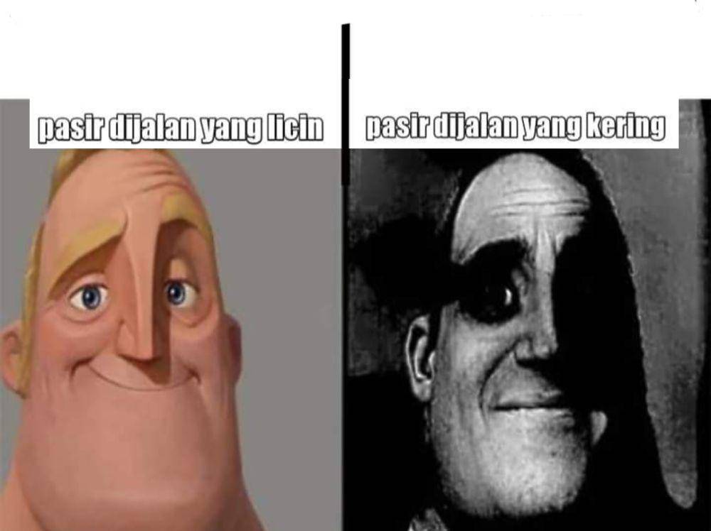 meme tau vs. gak tau (instagram.com/pos.total)