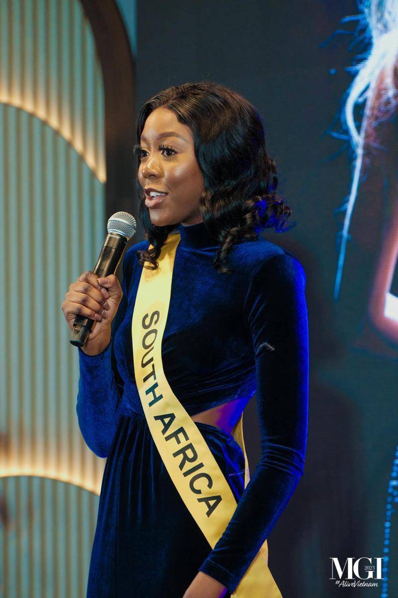 Gugulethu Mayisela, Miss Grand Afrika Selatan 2023 (facebook.com/MissGrandInternational)