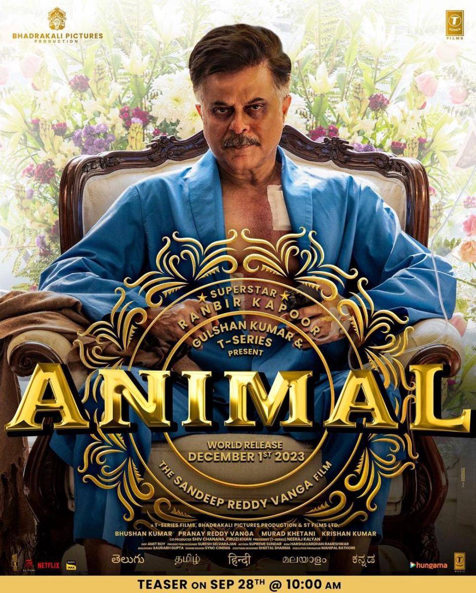 poster film Animal (instagram.com/anilskapoor)