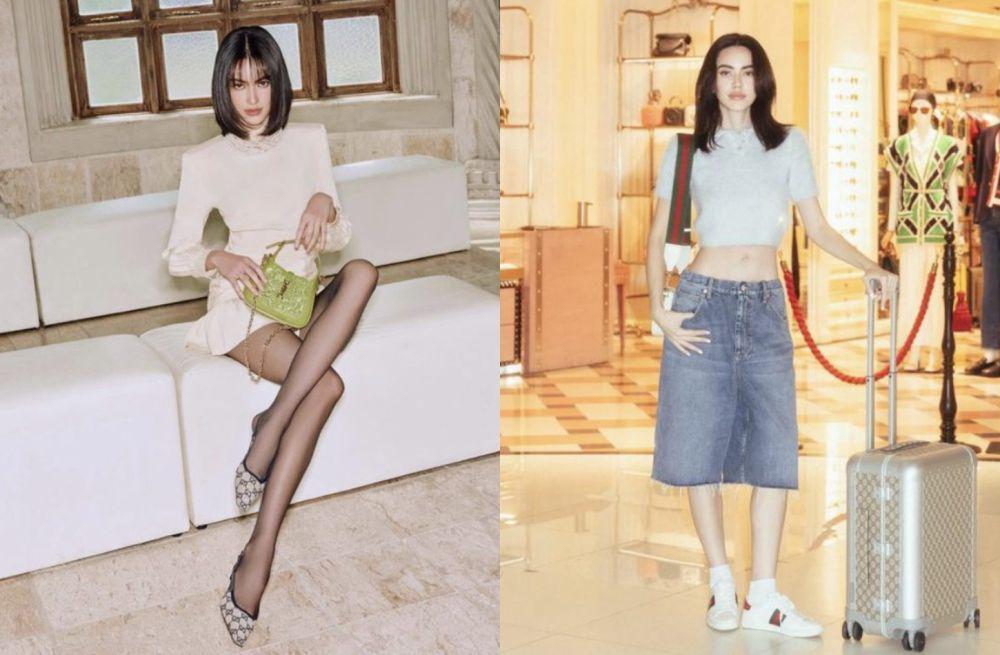 8 Potret Davika Hoorne Glamor dalam Balutan Busana Serba Brand Gucci