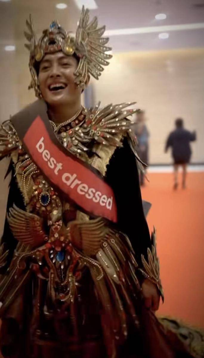 potret Adi Syahreza menang best dressed di TikTok Awards Indonesia 2023 (Instagram.com/adisyah_reza)