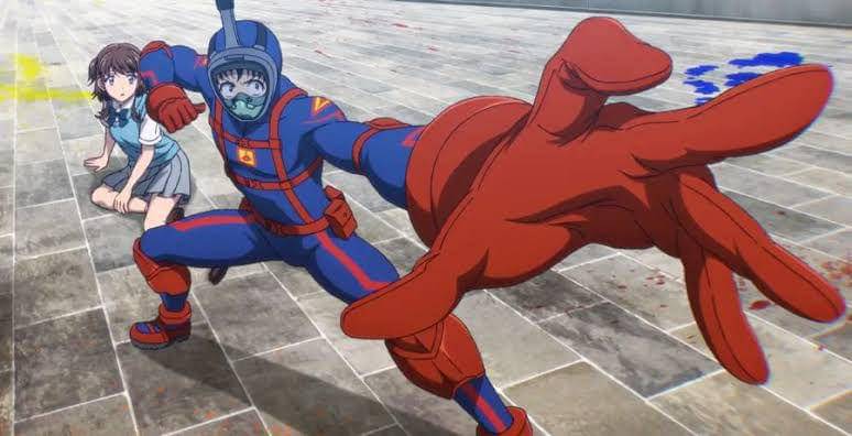 Akira Tendou mewujudkan keinginannya menjadi pahlawan. (dok. BUG FILMS/Zom 100: Bucket List of the Dead)