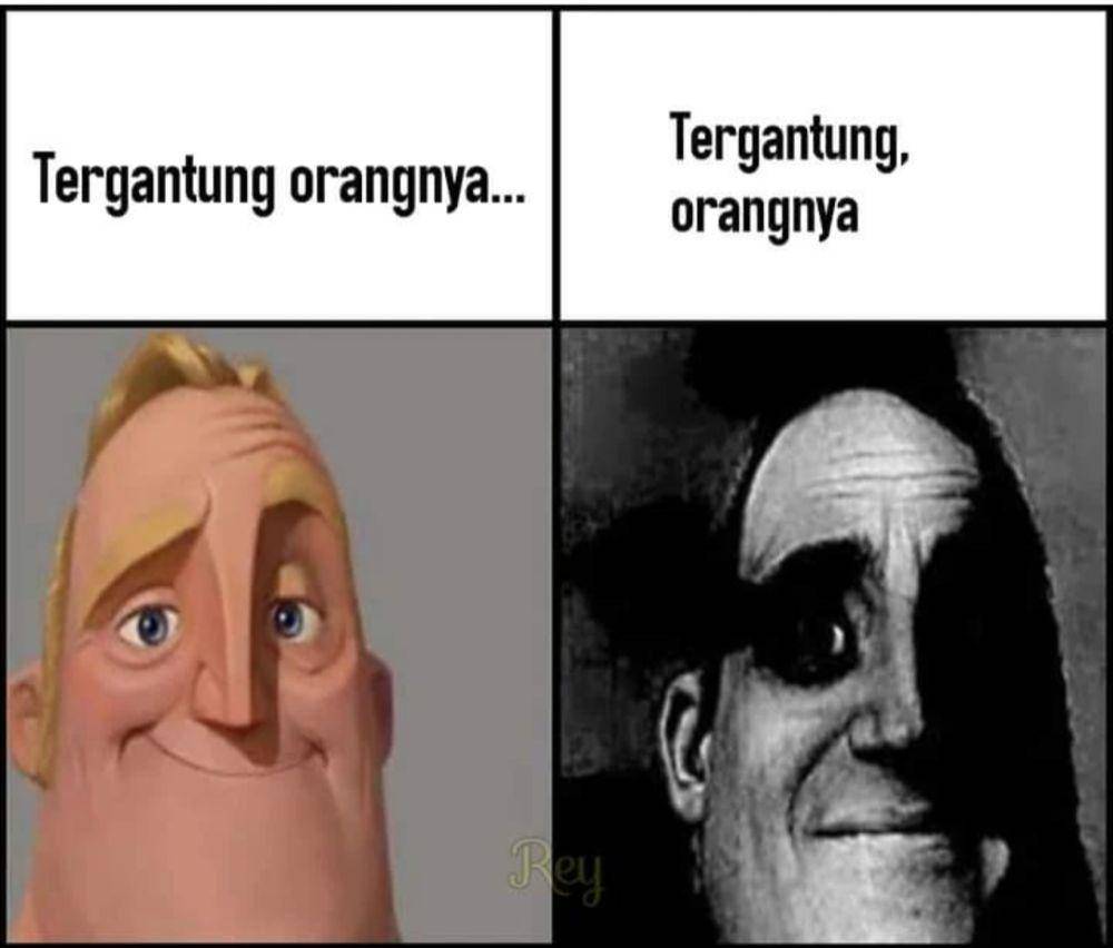 meme tau vs. gak tau (instagram.com/pos.total)