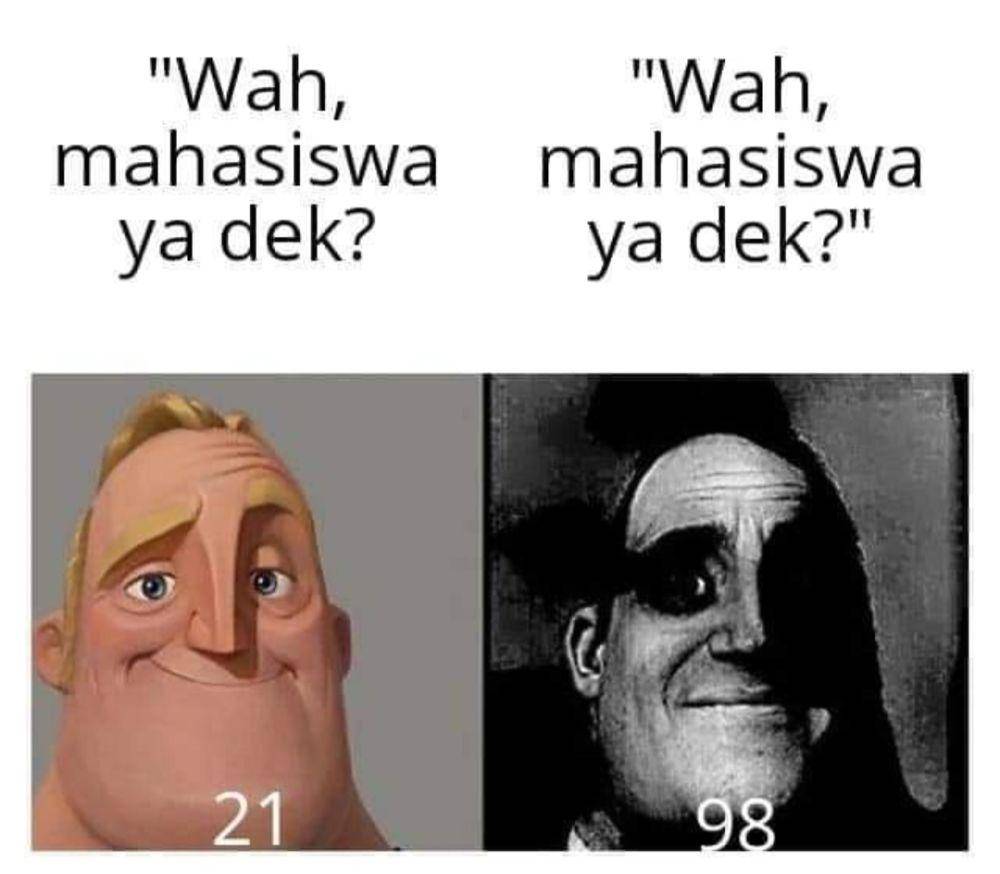 meme tau vs. gak tau (instagram.com/pos.total)
