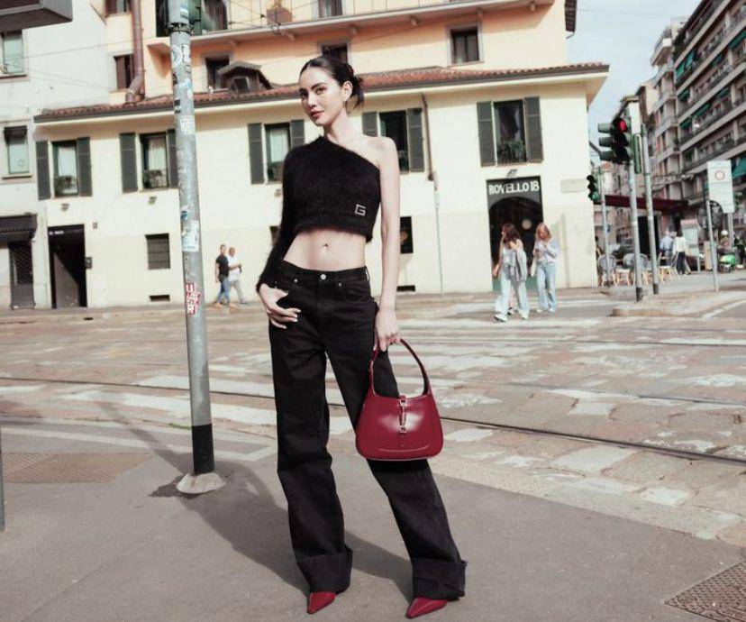 potret Davika Hoorne dalam balutan brand Gucci (instagram.con/davikah)