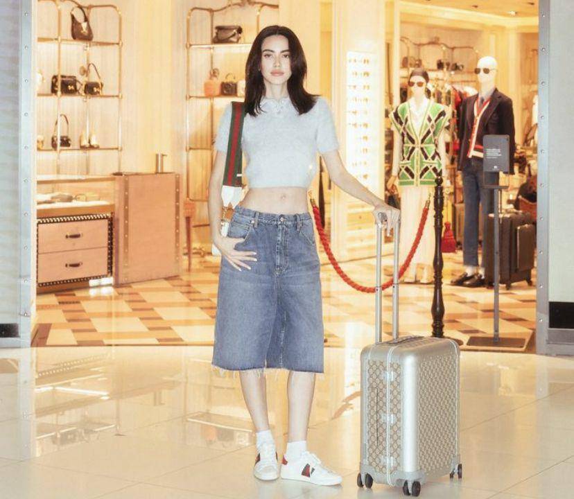 potret Davika Hoorne dalam balutan brand Gucci (instagram.con/davikah)