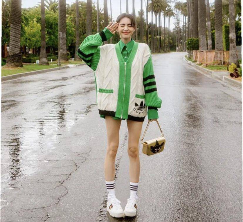 potret Davika Hoorne dalam balutan brand Gucci (instagram.con/davikah)