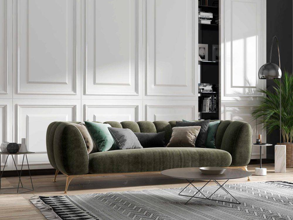 inspirasi dekorasi sofa dengan bantal (unsplash.com/Jason Wang)