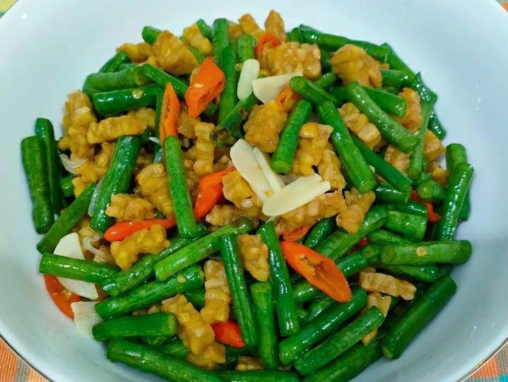 Resep Tumis Kacang Panjang Tempe Sederhana, Dijamin Enak