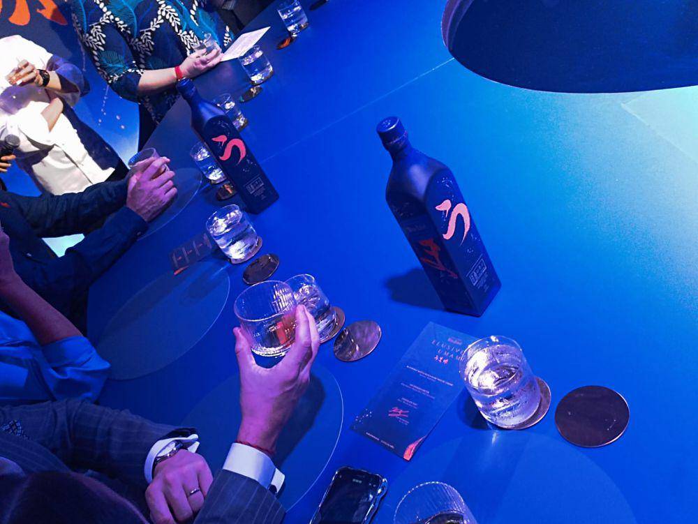 Peluncuran Johnnie Walker Blue Label Elusive Umami di Singapura. 6 Oktober 2023. (IDN Times/M. Tarmizi Murdianto)
