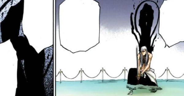 Ukitake merapalkan mantera ritual Kamikake ( Dok. Shueisha / Bleach )