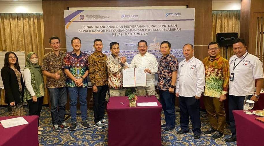 Komitmen Pelindo Multi Terminal Mewujud di Terminal Martapura Baru