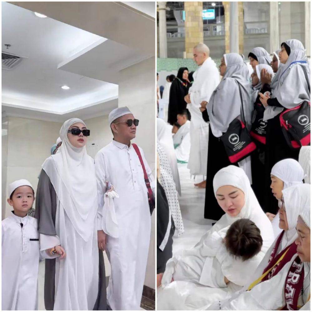 potret Bella Shofie tunaikan umrah diawal Oktober 2023 (instagram.com/bellashofie_rigan)