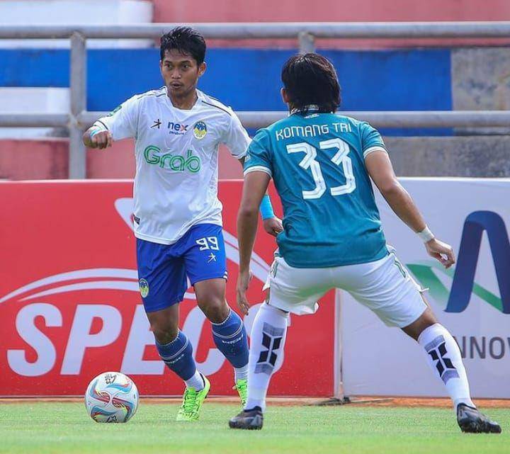 Pemain sayap PSIM menang2-1 lawan Nusantara United FC, Sabtu (14/10/2023) (Instagram/psimjogja)