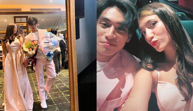8 Potret Mesra Cassandra dan Ryuken di Premiere Film Indigo