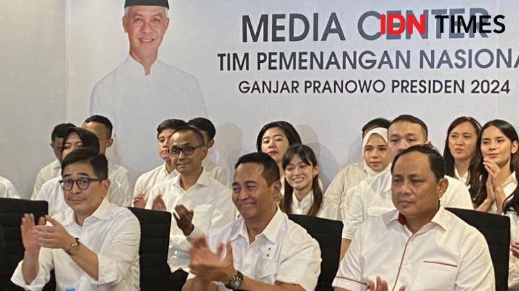 TPN Ganjar Pranowo resmikan Media Center yang dulu jadi markas pemenangan Presiden Jokowi. (IDN Times/Amir Faisol)