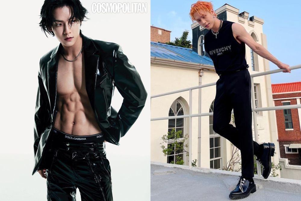 7 Inspirasi Outfit Hitam ala Minhyuk BTOB, Andalan Cowok Mamba!