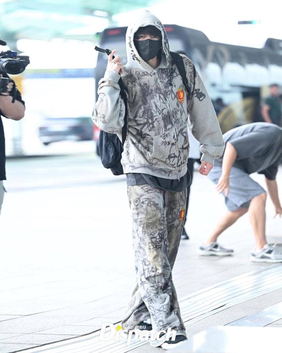 potret Jungkook BTS (instagram.com/koreadispatch)
