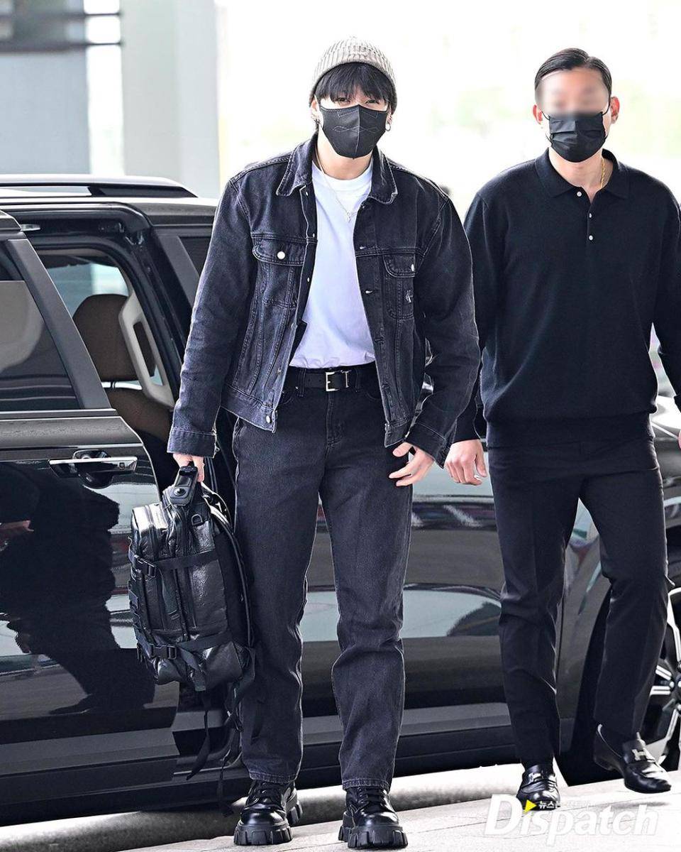 potret Jungkook BTS (instagram.com/koreadispatch)
