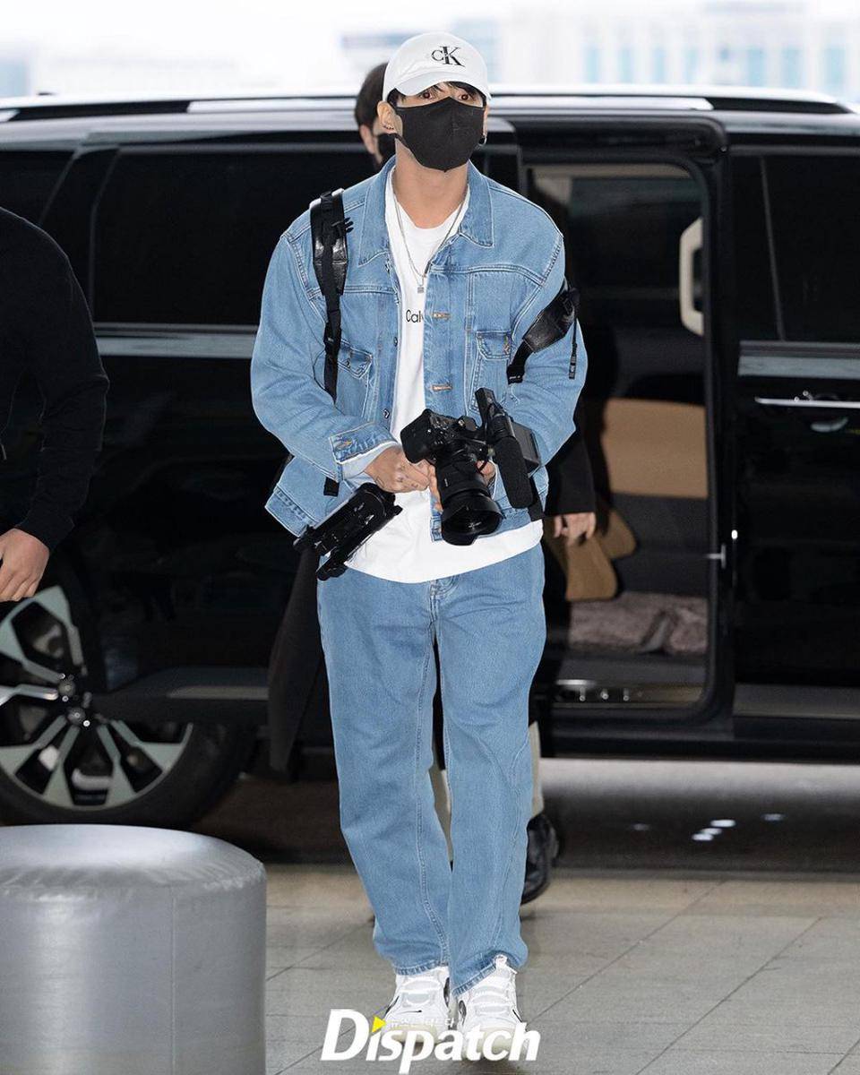 potret Jungkook BTS (instagram.com/koreadispatch)