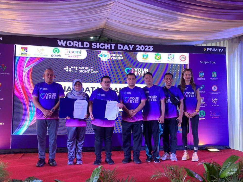 Penandatangan MoU antara BPJS Kesehatan Medan dengan RS Mata Prima Vision Medan sebagai provider BPJS Kesehatan per 1 Oktober 2023 (Dok. IDN Times)