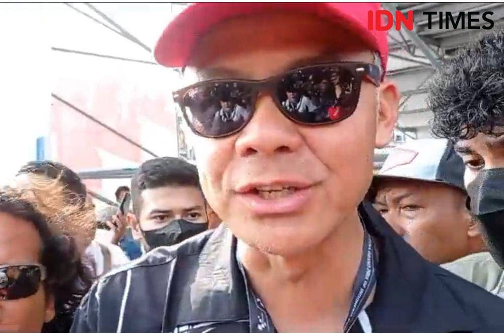 Ganjar Pranowo menonton MotoGP Mandalika (IDN Times/IDN Times)