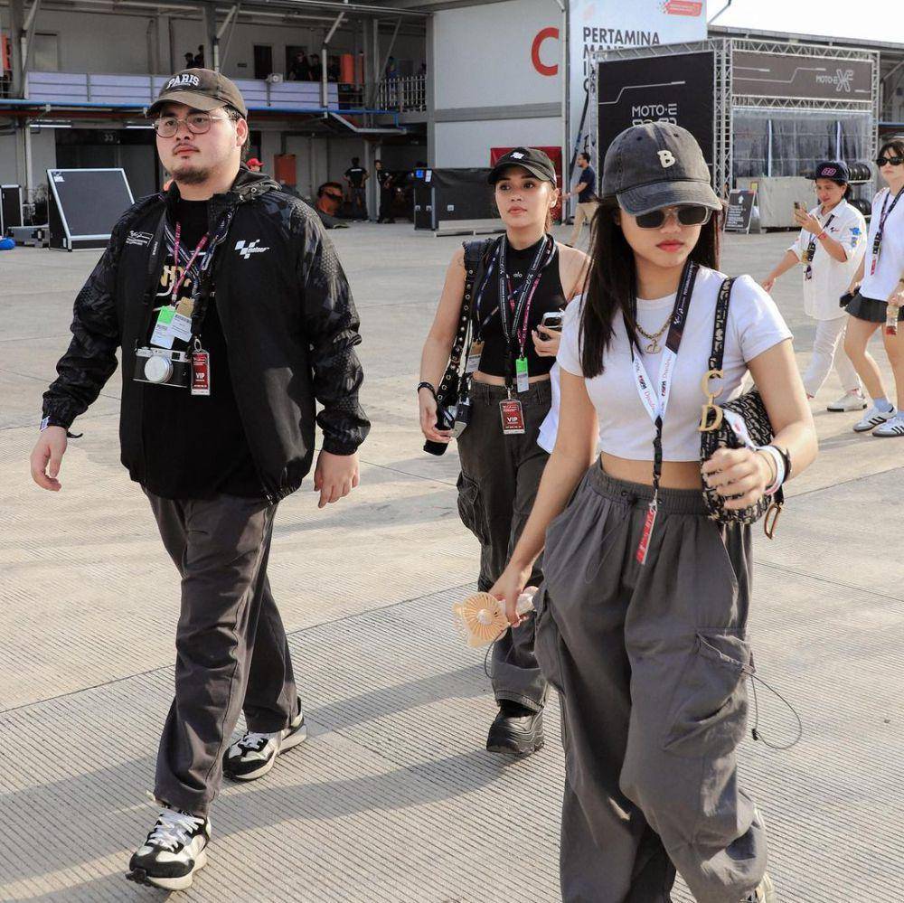 Fuji nonton MotoGP Mandalika (instagram.com/fuji_an)