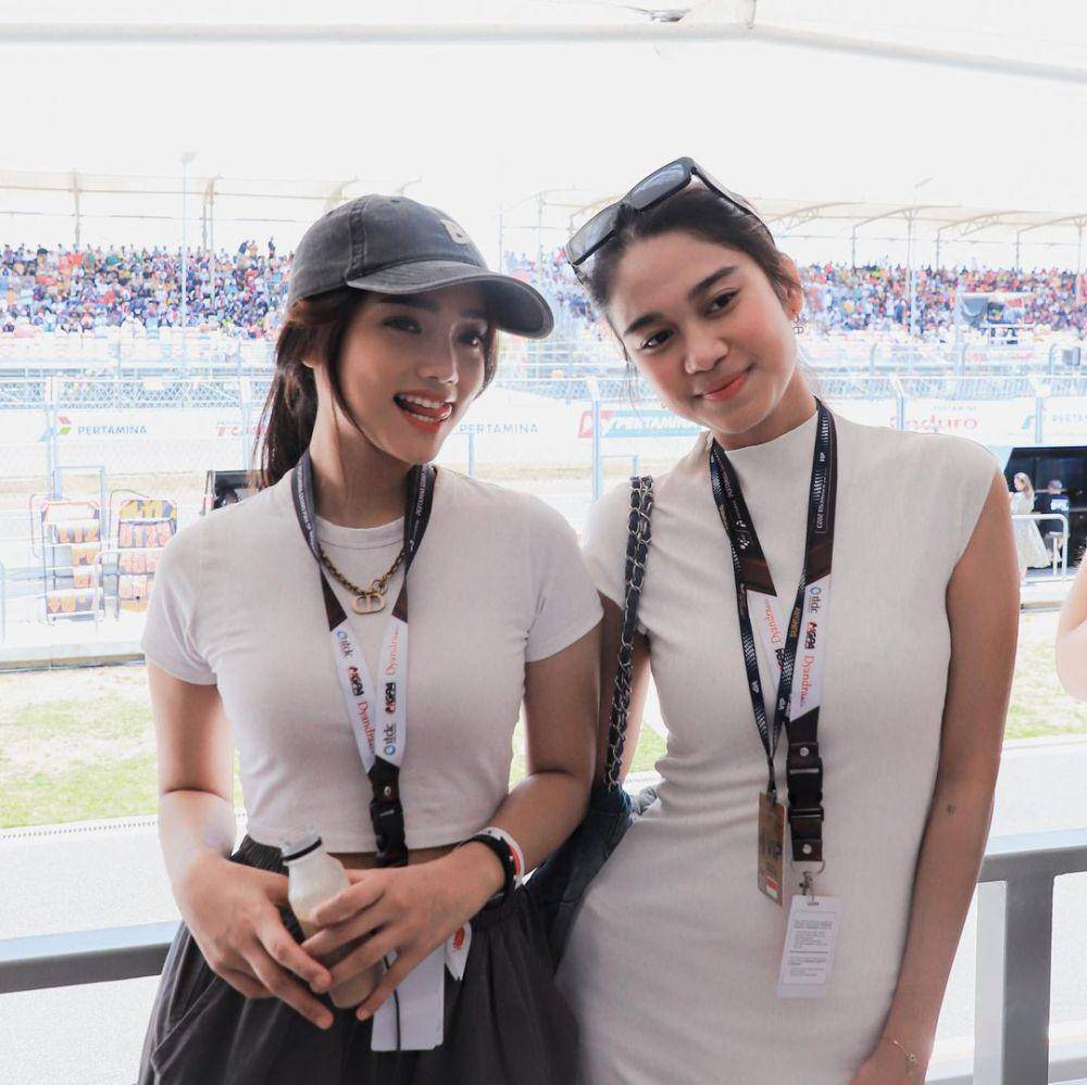Fuji nonton MotoGP Mandalika (instagram.com/fuji_an)