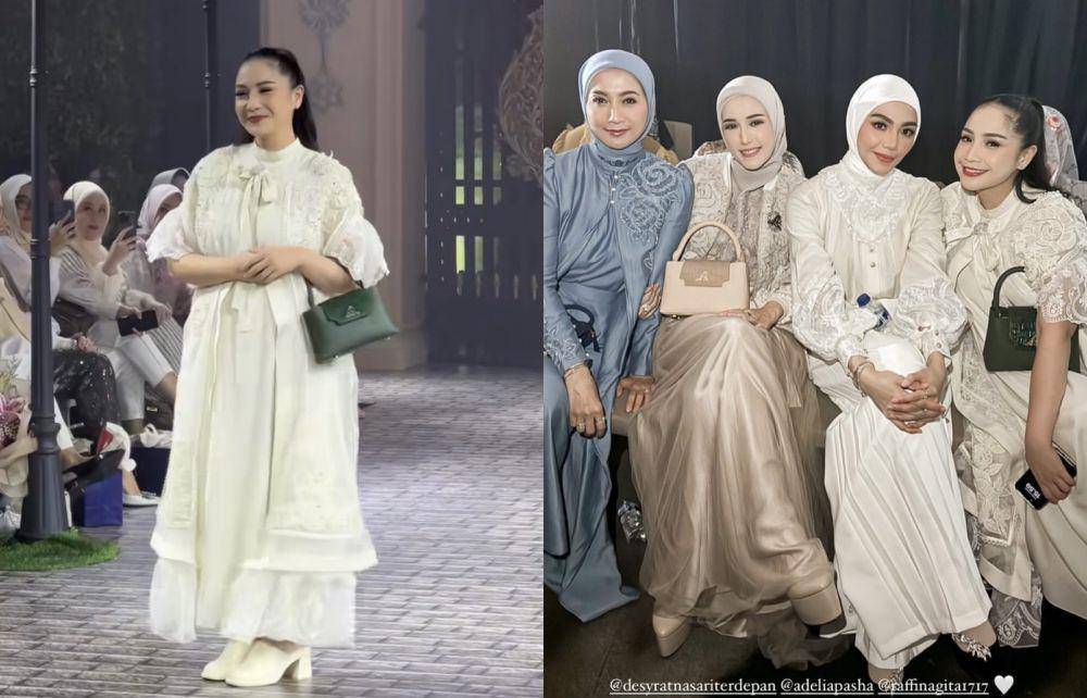 potret artis di acara Rose and Beyond Putri Zulhas (Instagram.com/adellejewellery | Instagram.com/milkanisa)