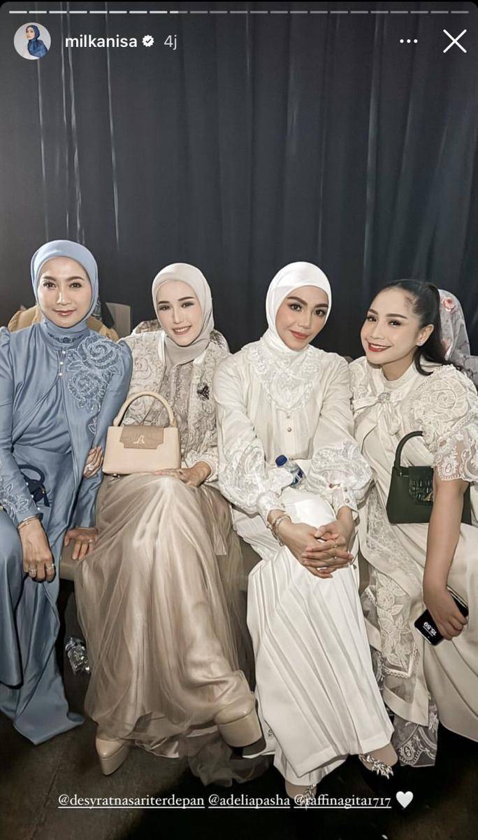 potret artis di acara Rose and Beyond Putri Zulhas (Instagram.com/milkanisa)