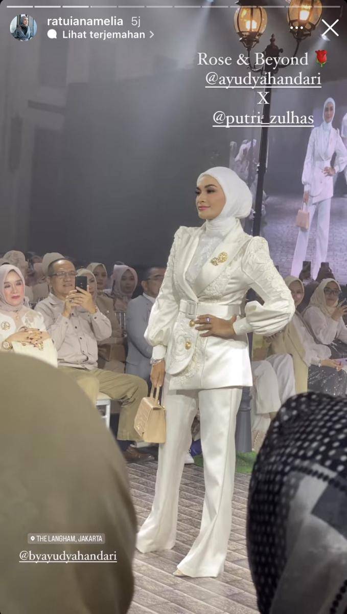 potret artis di acara Rose and Beyond Putri Zulhas (Instagram.com/ratuianamelia)