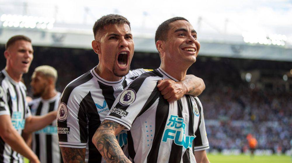 Bruno Guimaraes (kiri) dan Miguel Almiron (kanan) (nufc.co.uk)