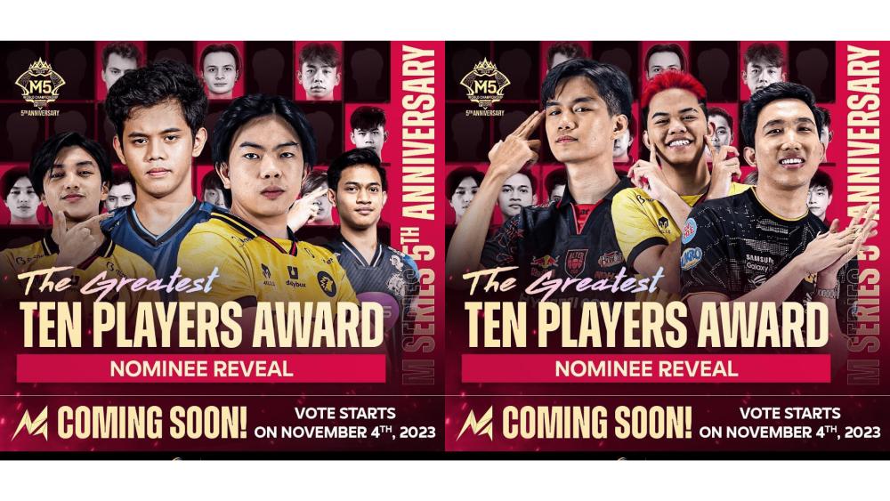 7 Player MPL ID yang Masuk Nominasi The Greatest Ten Players Award