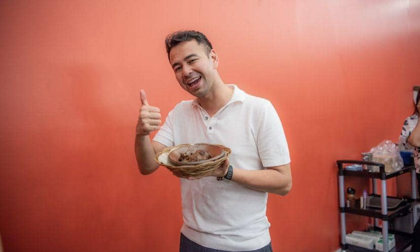 Raffi Ahmad saat menghadiri grand opening Rojo Sambel di Ringroad Medan (Dok. tim panitia for IDN Times)