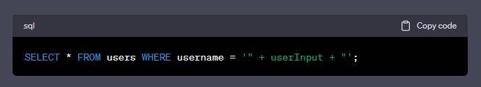 Penggunaan concatenation dalam menangkal SQL Injection (dok.pribadi/Reyvan Maulid)