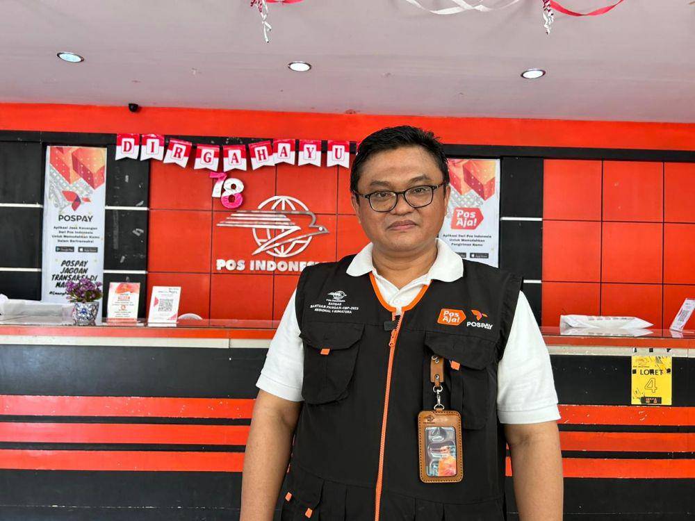 Executive General Manager Kantorpos KCU Banda Aceh, Nur Zamaludin. (dok. PT Pos Indonesia)