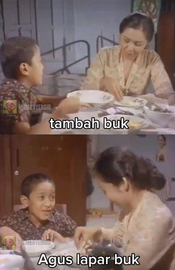 Agus takut buk viral (dok. Jati Film Jaya/Rahasia Seorang Ibu)