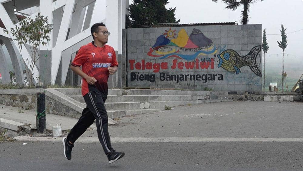 Lari yang sudah menjadi gaya gaya hidup.(IDN Times/Sutrisno)