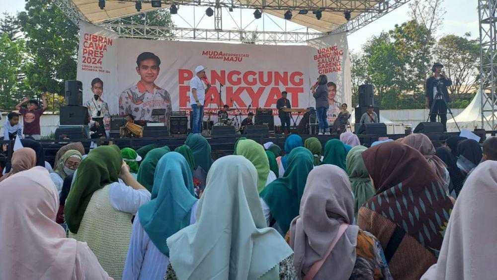Deklarasi Gibran Rakabuming Jadi Bacawapres Muncul di Jawa Barat