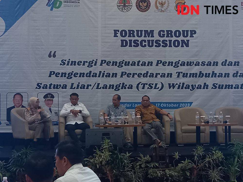 FGD Balai Karantina Lampung di Hotel Emersia Bandar Lampung, Selasa (17/10/2023). (IDN Times/Tama Yudha Wiguna).