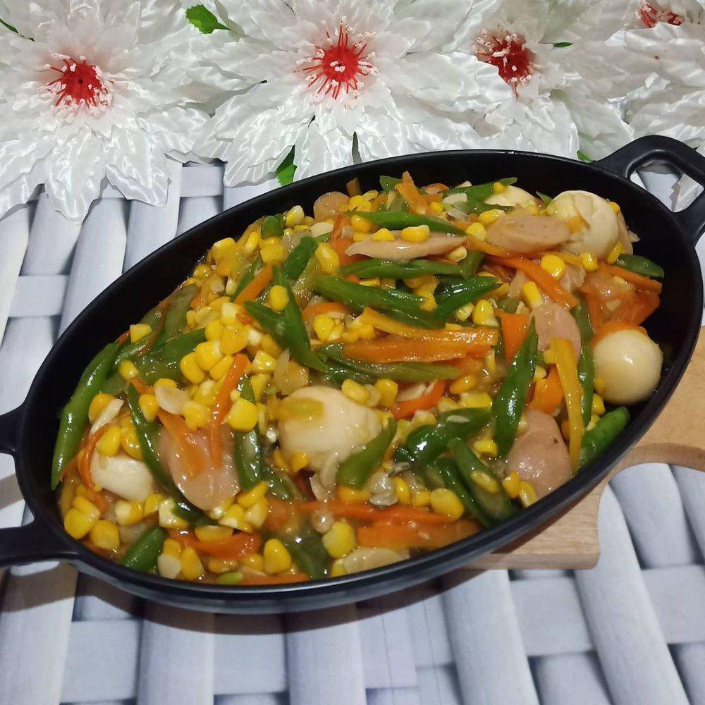 Tumis jagung buncis (instagram.com/dapoer.mama.rita)