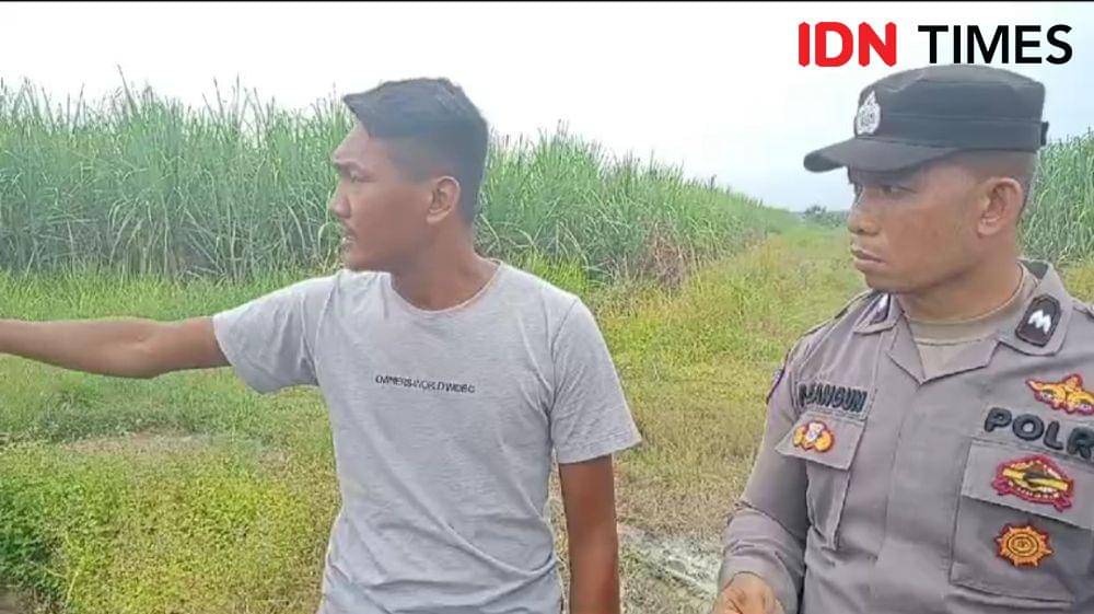 Saksi mata yang melihat persis sebelum kejadian pembakaran mobil (IDN Times/ Bambang Suhandoko)